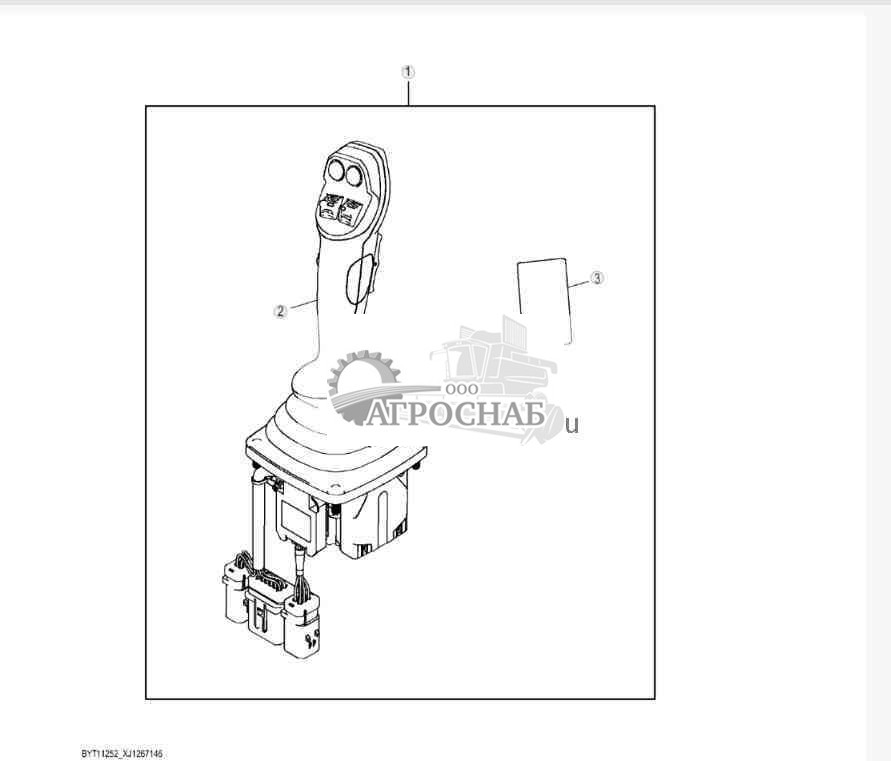 Multi Axis Lever to Multi Axis Lever with Additional Aux Kit 